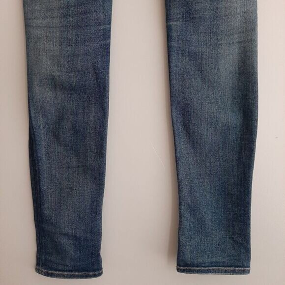 RAG & BONE \ Mid-Rise Skinny Destroyed Blue Jeans Sz 26 - Picture 10 of 16